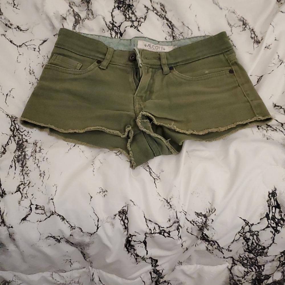 Green shorts